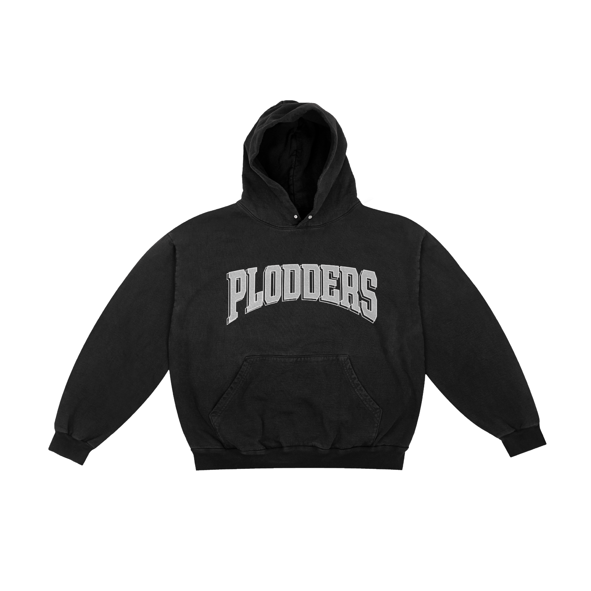 Black Collegiate Hoodie
